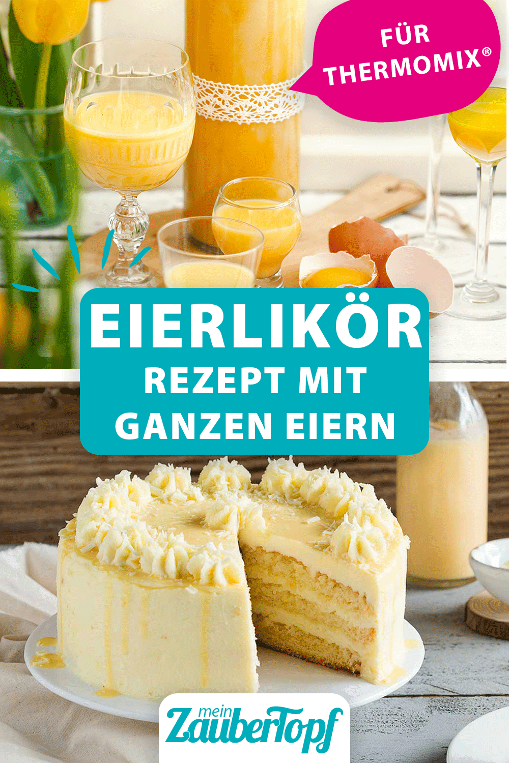 Eierlikör mit ganzen Eiern – Rezept für den Thermomix®