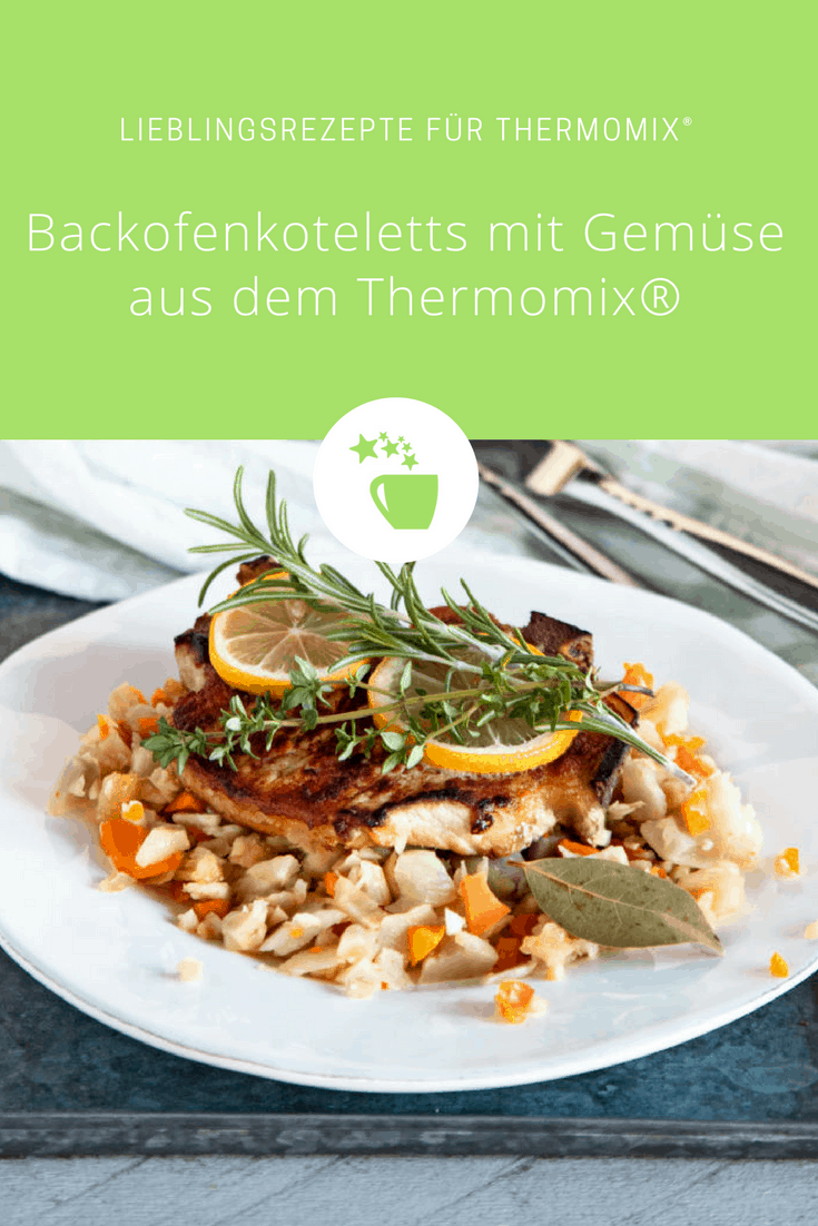 Backofenkoteletts mit Gemüseallerlei aus dem Thermomix® – Foto: Anna Gieseler