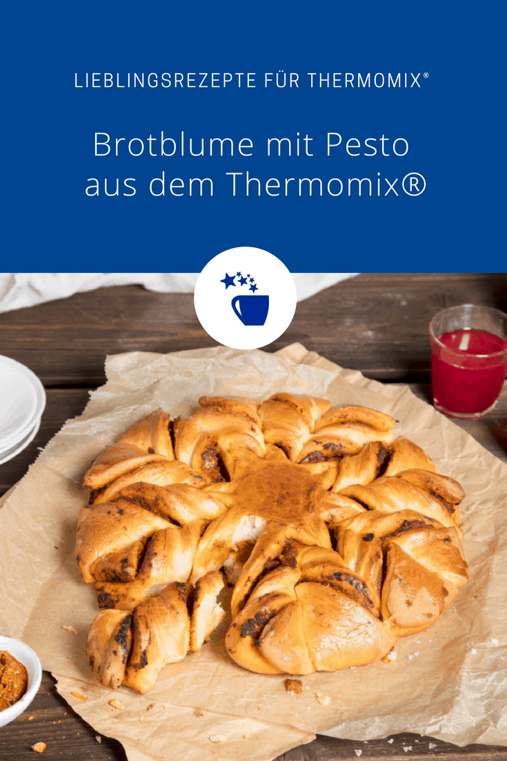 Brotblume mit Pesto aus dem Thermomix® – Foto: Kathrin Knoll