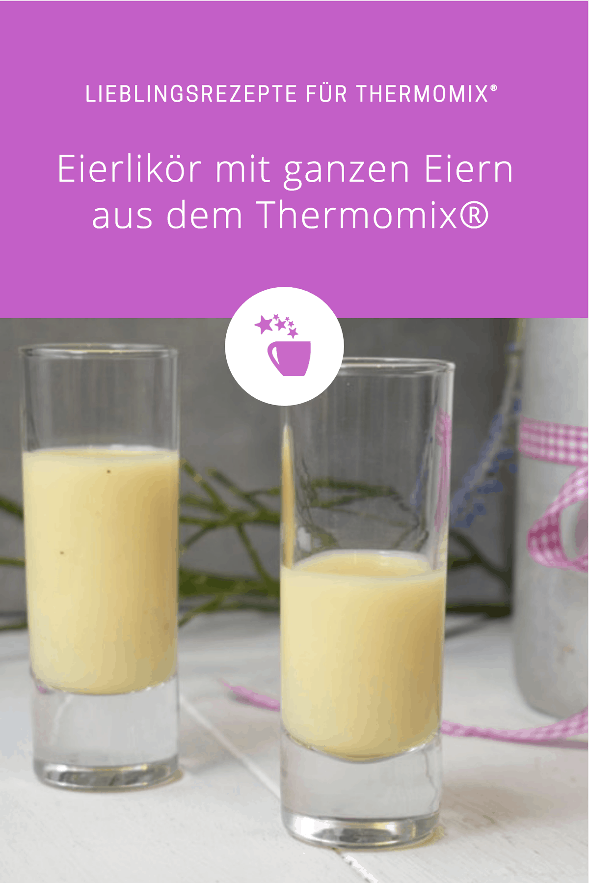 Eierlikör mit ganzen Eiern aus dem Thermomix® – Foto: Nicole Stroschein