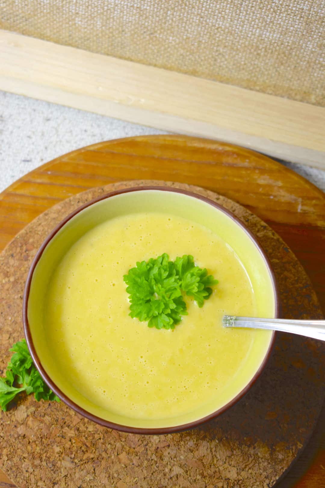 Maiscremesuppe mit Crème fraîche – Rezept für den Thermomix®