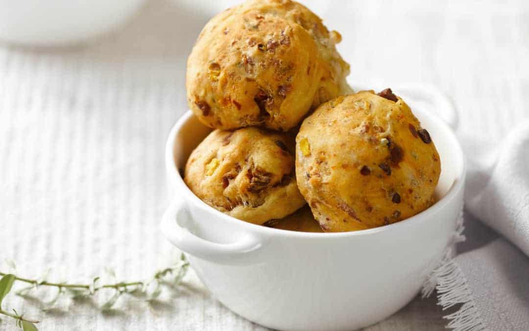 Käse-Schinken-Kugeln