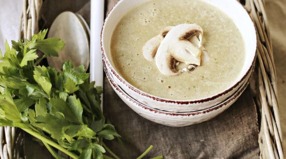 Champignoncremesuppe aus dem Thermomix® – Foto: Alexandra Panella