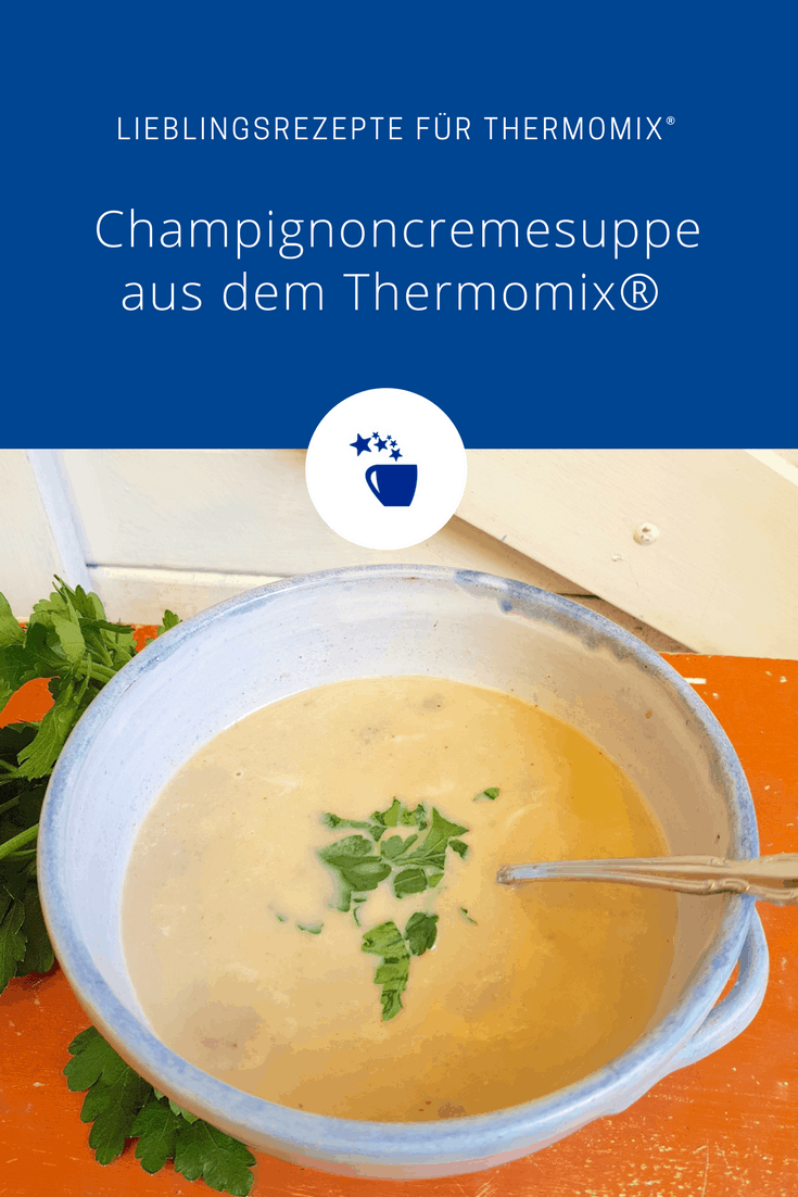 Champignoncremesuppe aus dem Thermomix® – Foto: Nicole Stroschein