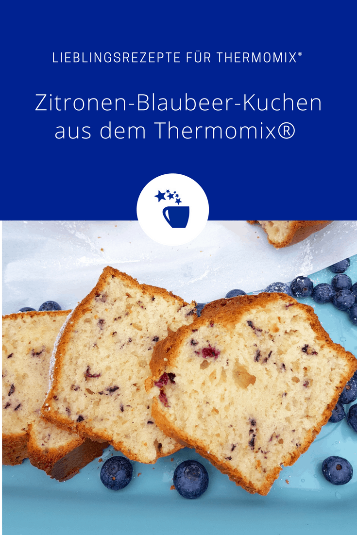 Zitronen-Blaubeer-Kuchen aus dem Thermomix® – Foto: Nicole Stroschein