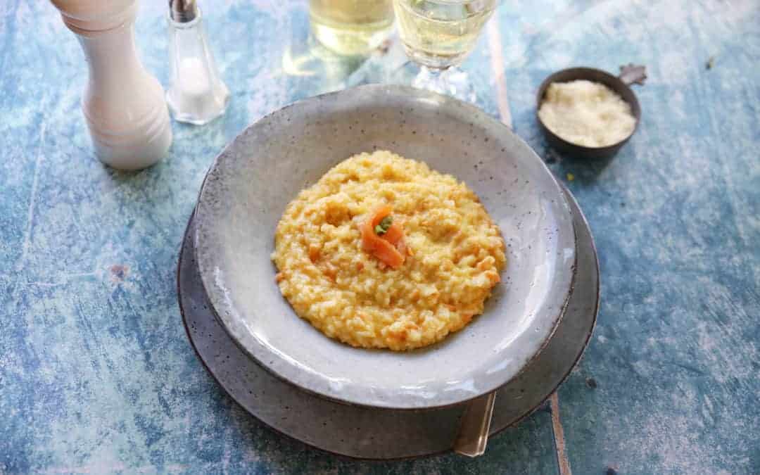 Risotto mit Lachs