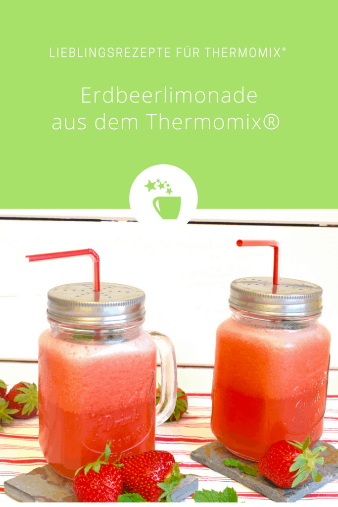 Erdbeerlimonade aus dem Thermomix® – Foto: Nicole Stroschein