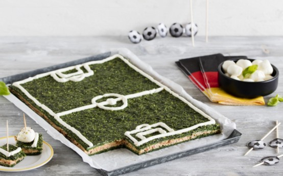 Fußballfeld-Spieße