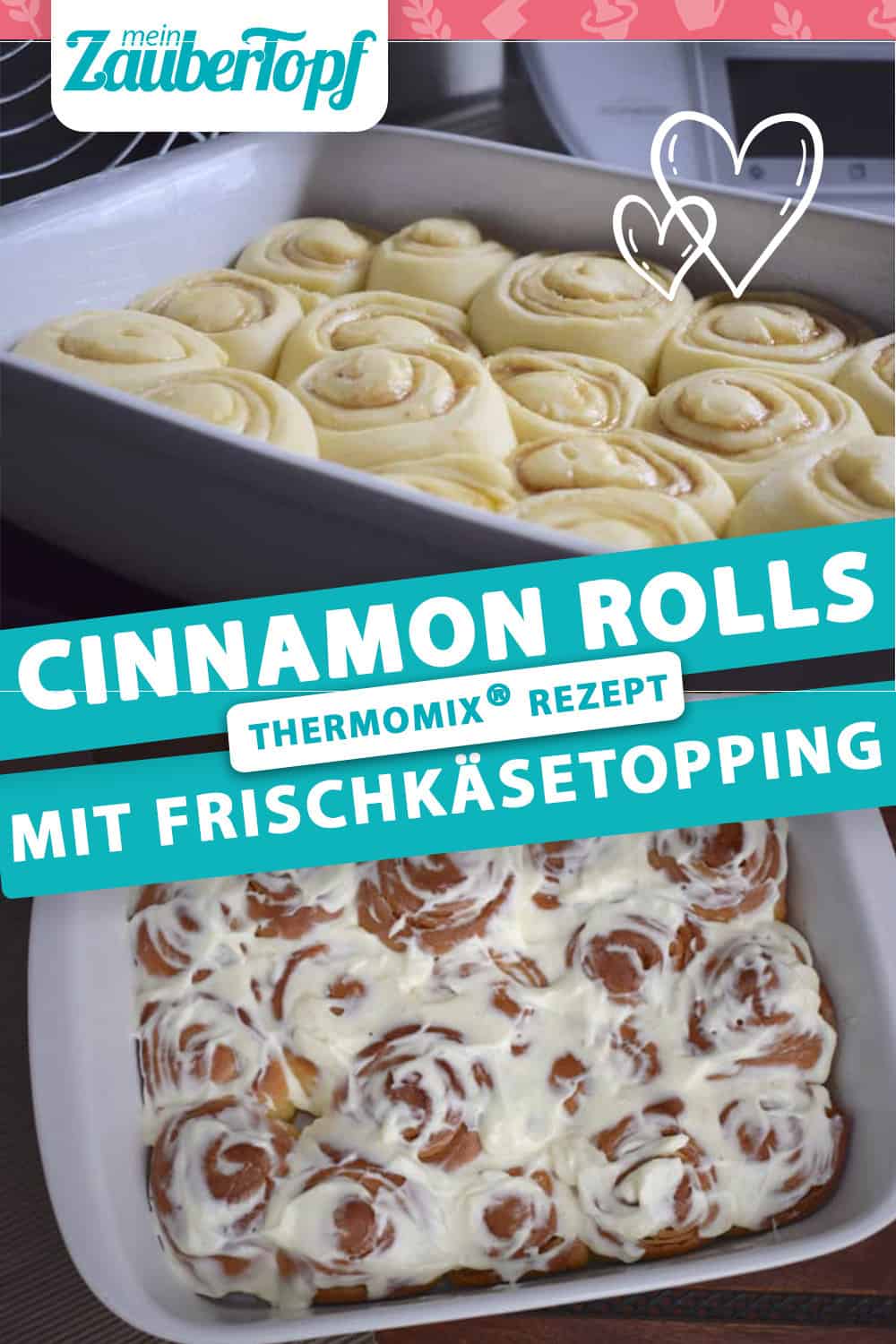 Cinnamon Rolls mit Frischkäse-Topping aus dem Thermomix® – Foto: Nicole Stroschein