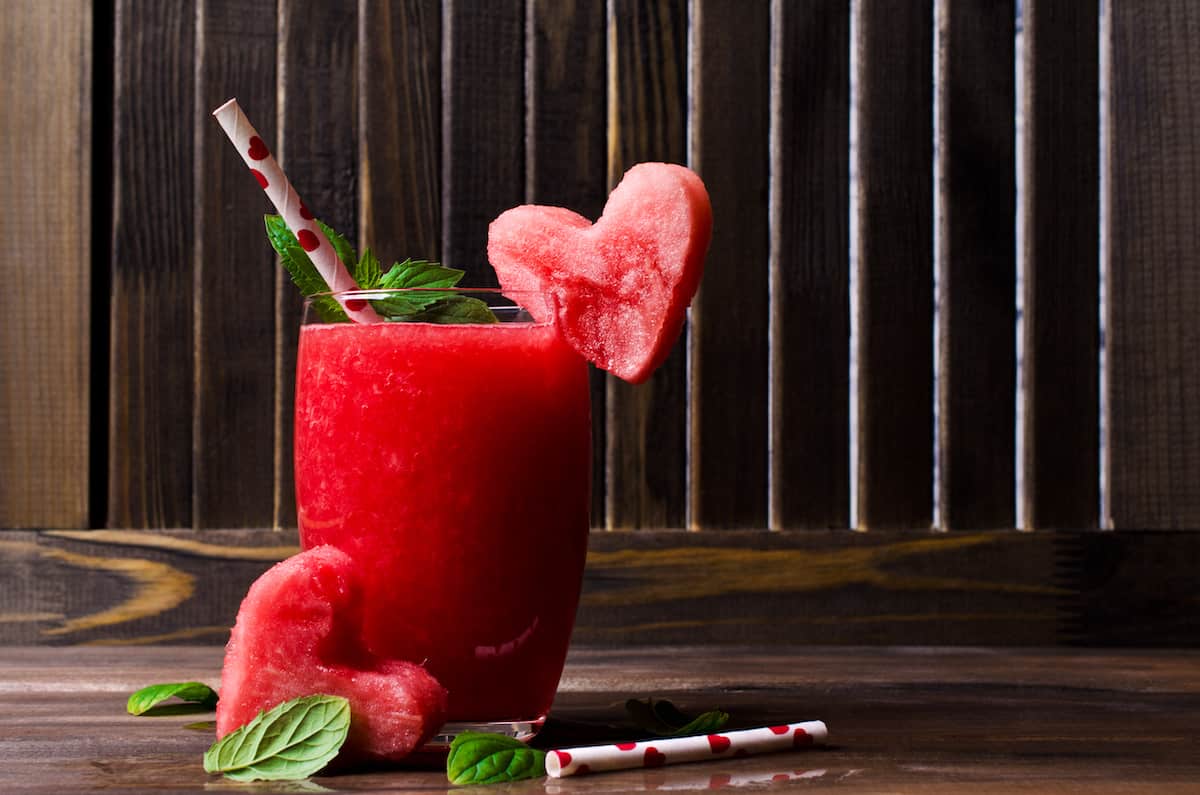 Wassermelonen-Slush mit und ohne Alkohol – Rezept für den Thermomix®