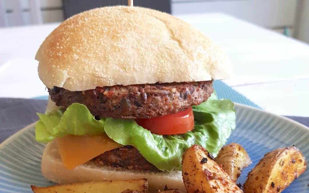 Vegane Burger aus Bohnen