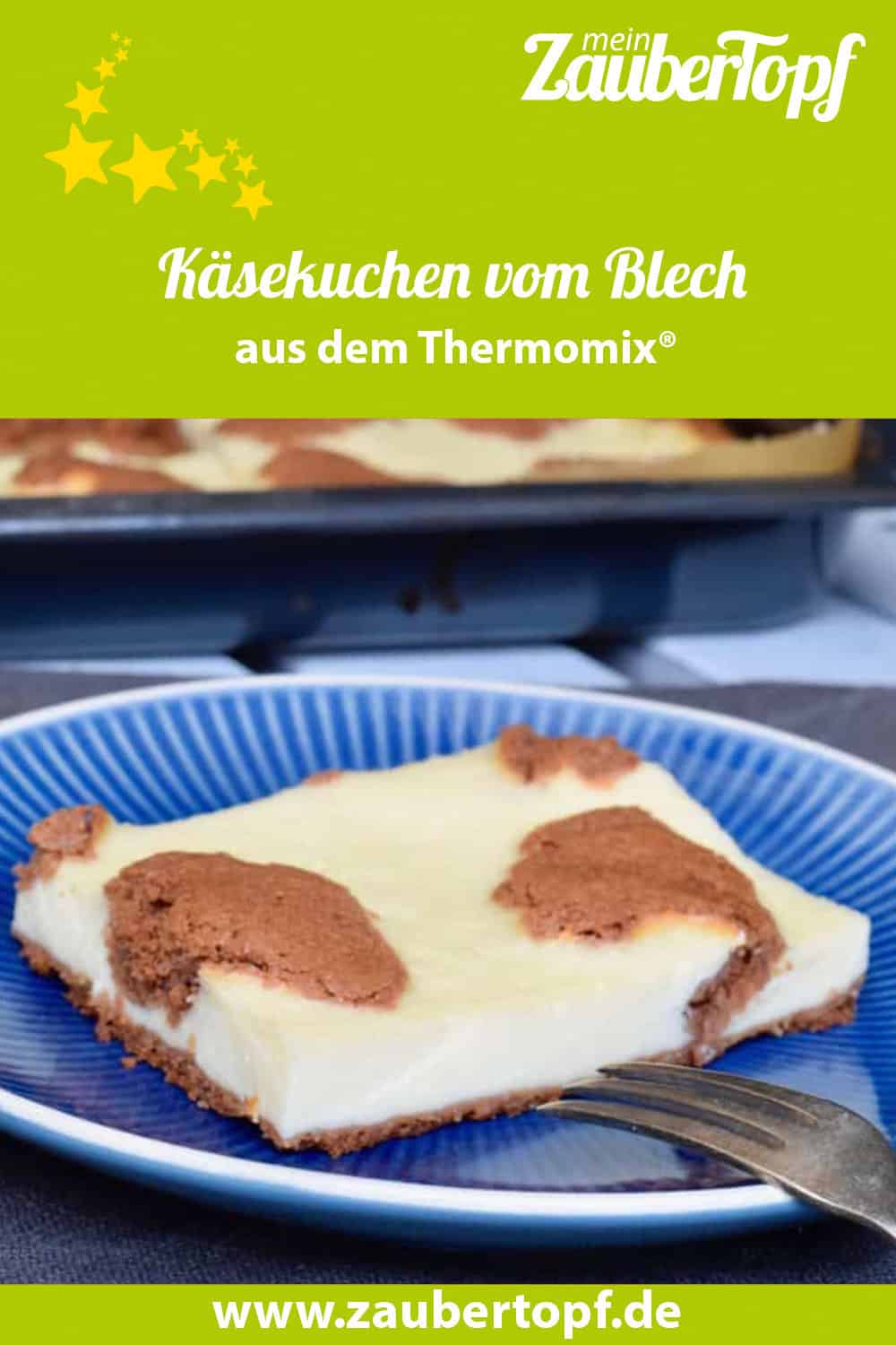 Käsekuchen vom Blech mit dem Thermomix® – Foto: Nicole Stroschein