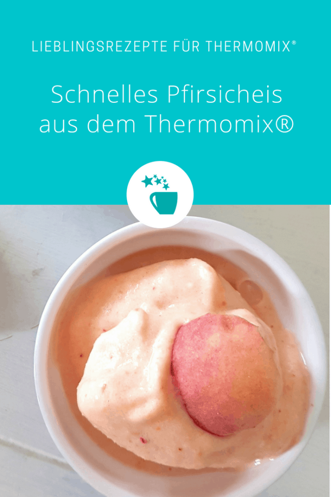 Schnelles Pfirsicheis mit Skyr – Foto: Nicole Stroschein