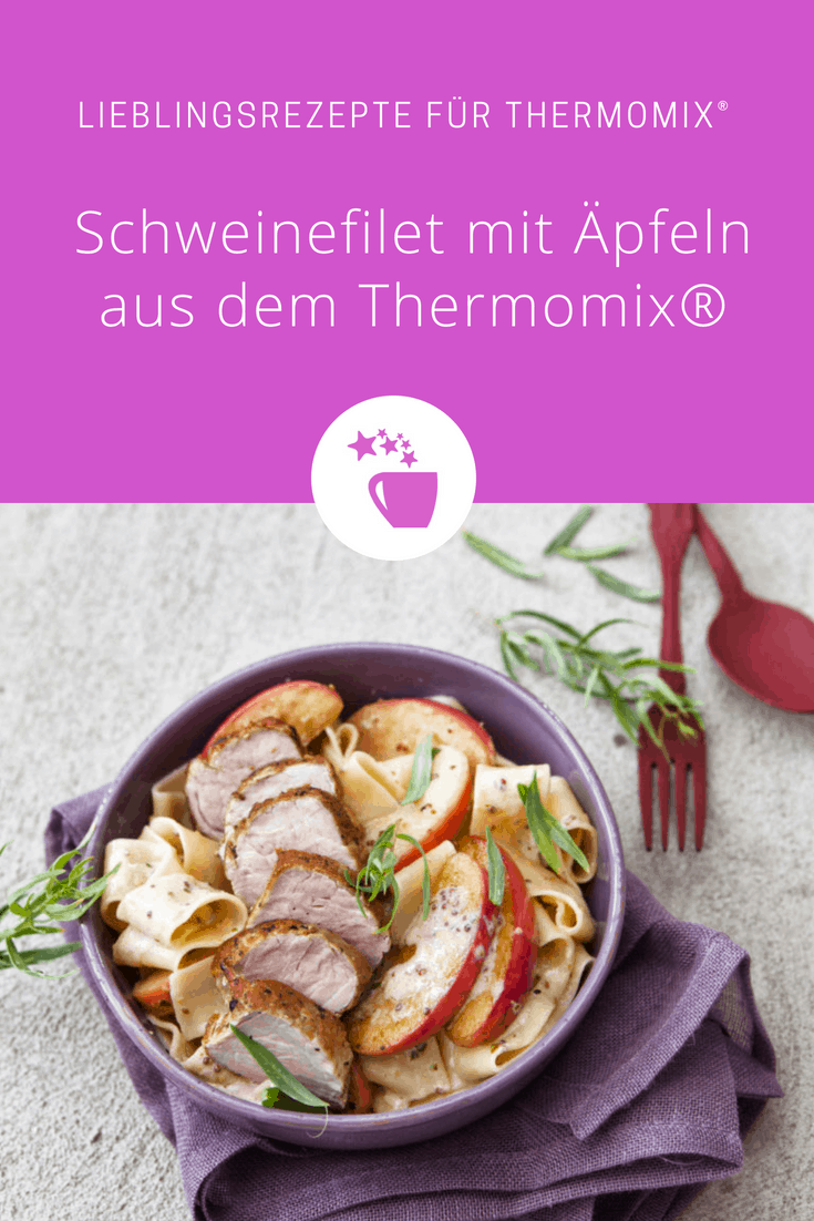 Schweinefilet mit Äpfeln und Weinsoße aus dem Thermomix® – Foto: Frauke Antholz