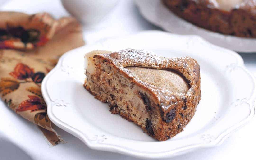 Birnen-Walnusskuchen