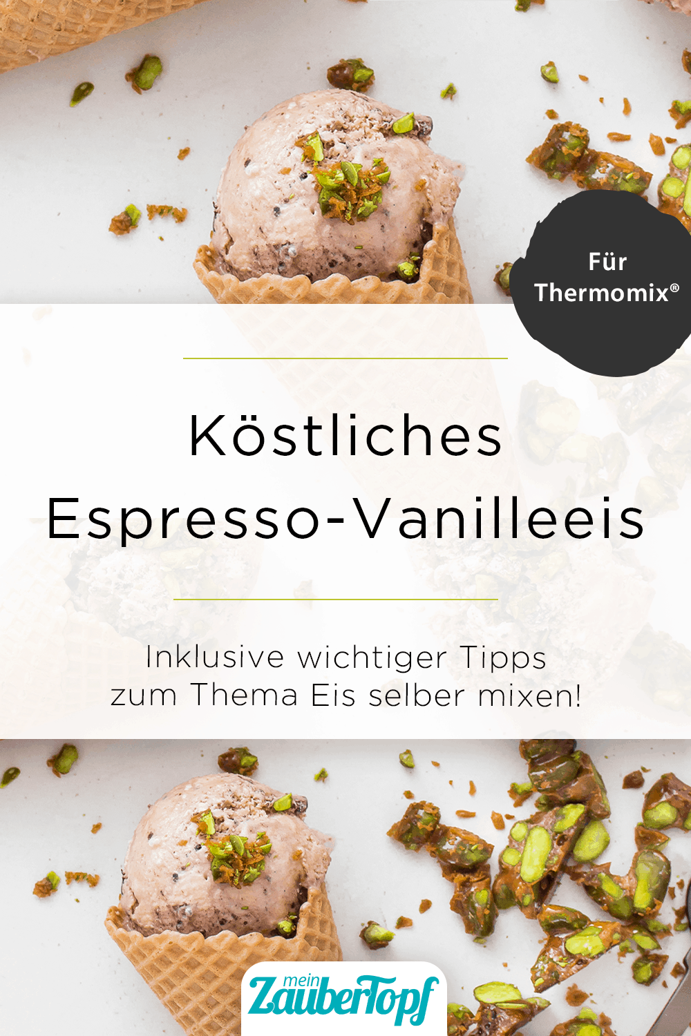 Espresso-Vanilleeis aus dem Thermomix® – Foto: Tina Bumann