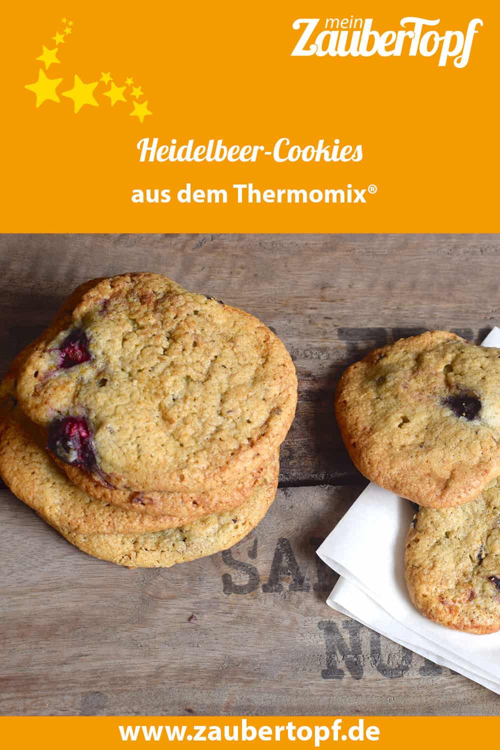 Heidelbeer-Cookies aus dem Thermomix® – Foto: Nicole Stroschein