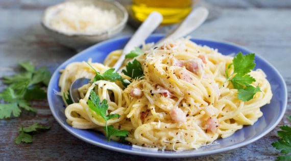 Spaghetti alla Carbonara aus dem Thermomix® – Foto: Ira Leoni