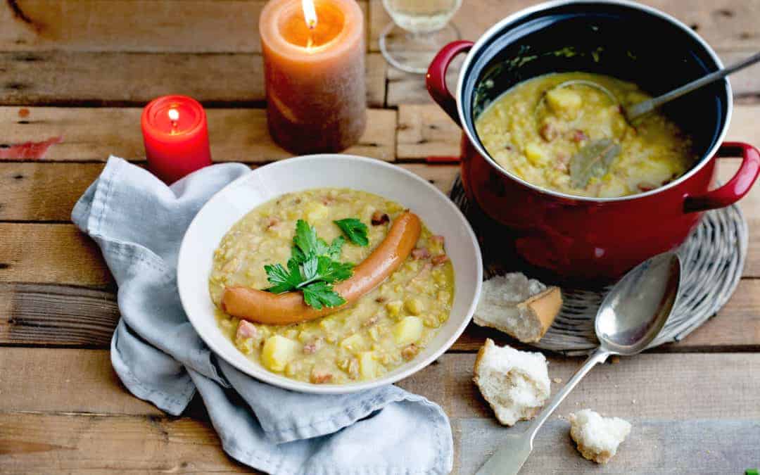 Deftige Erbsensuppe