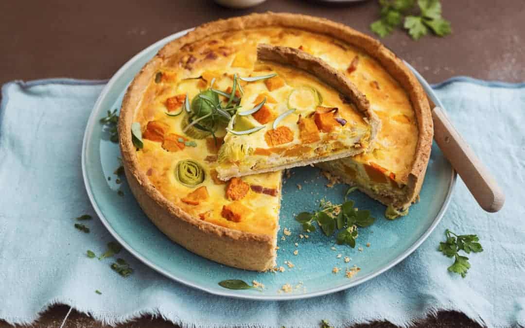 Herzhafter Kürbiskuchen