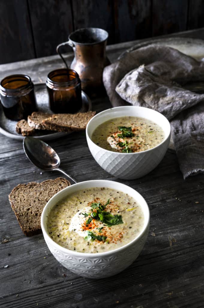 Käse-Lauch-Suppe mit Hackfleisch aus dem Thermomix® – Foto: Tina Bumann