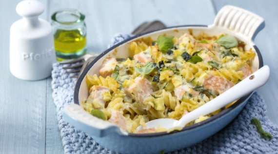 Nudel-Lachs-Gratin aus dem Thermomix® – Foto: Frauke Antholz