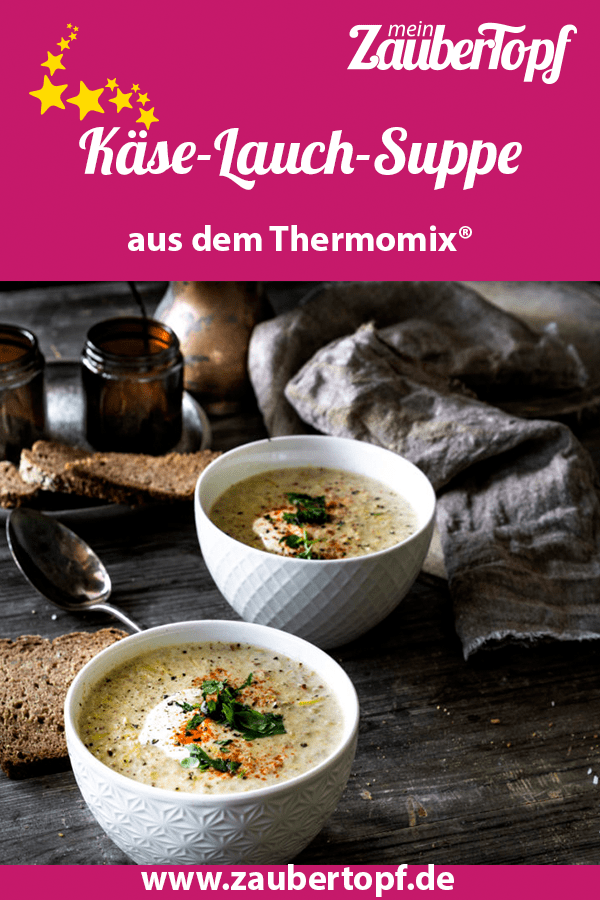 Käse-Lauch-Suppe mit Hackfleisch aus dem Thermomix® – Foto: Tina Bumann