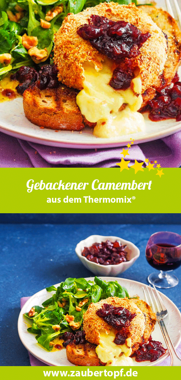 Gebackener Camembert mit Cranberry-Chutney - mein ZauberTopf