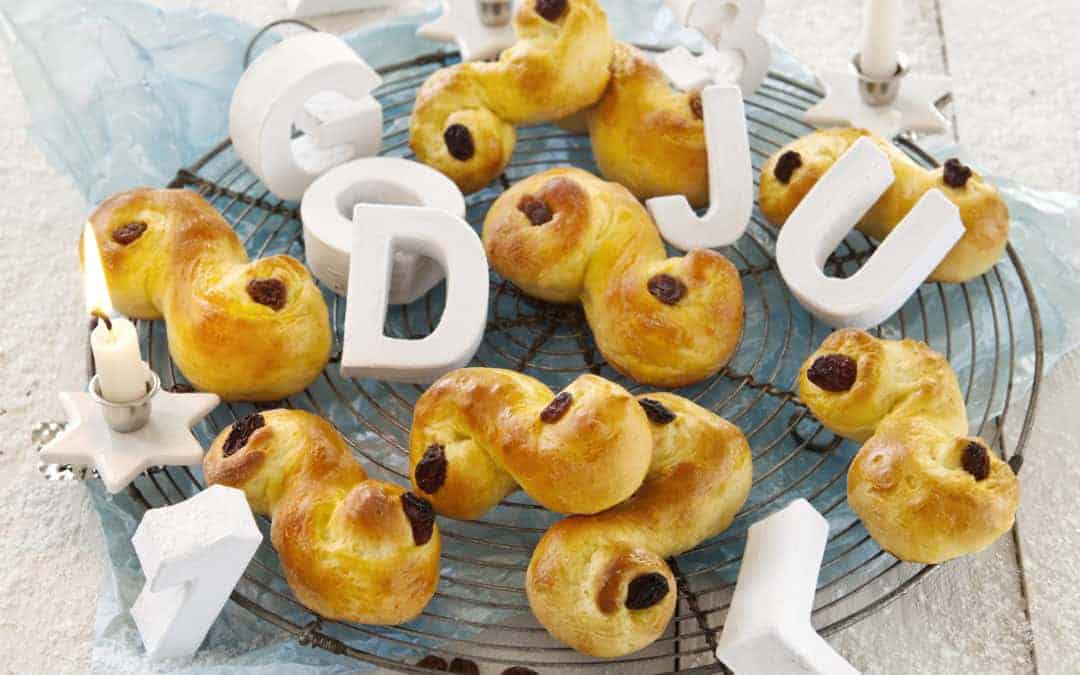 Schwedische Lussekatter