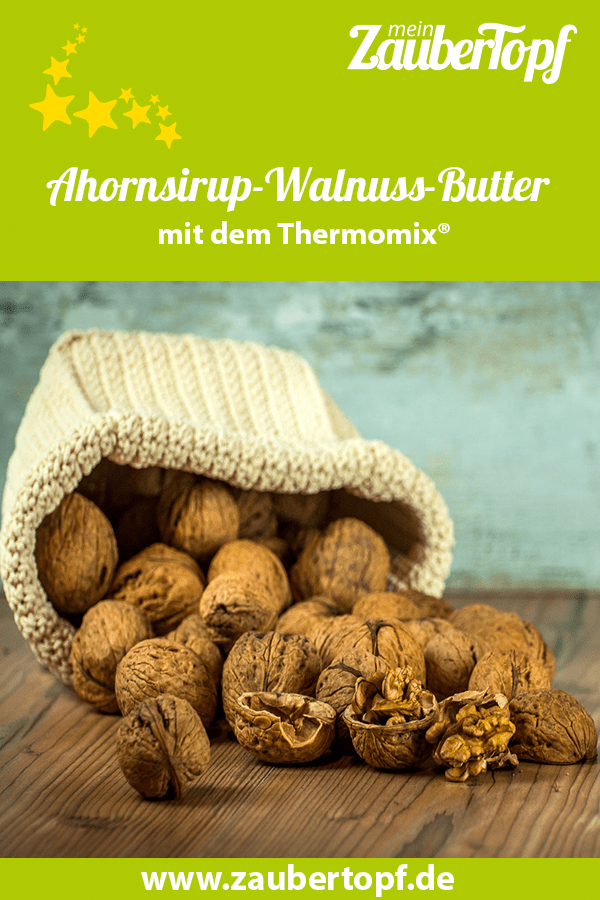 Ahornsirup-Walnuss-Butter aus dem Thermomix® – Foto: Pixabay