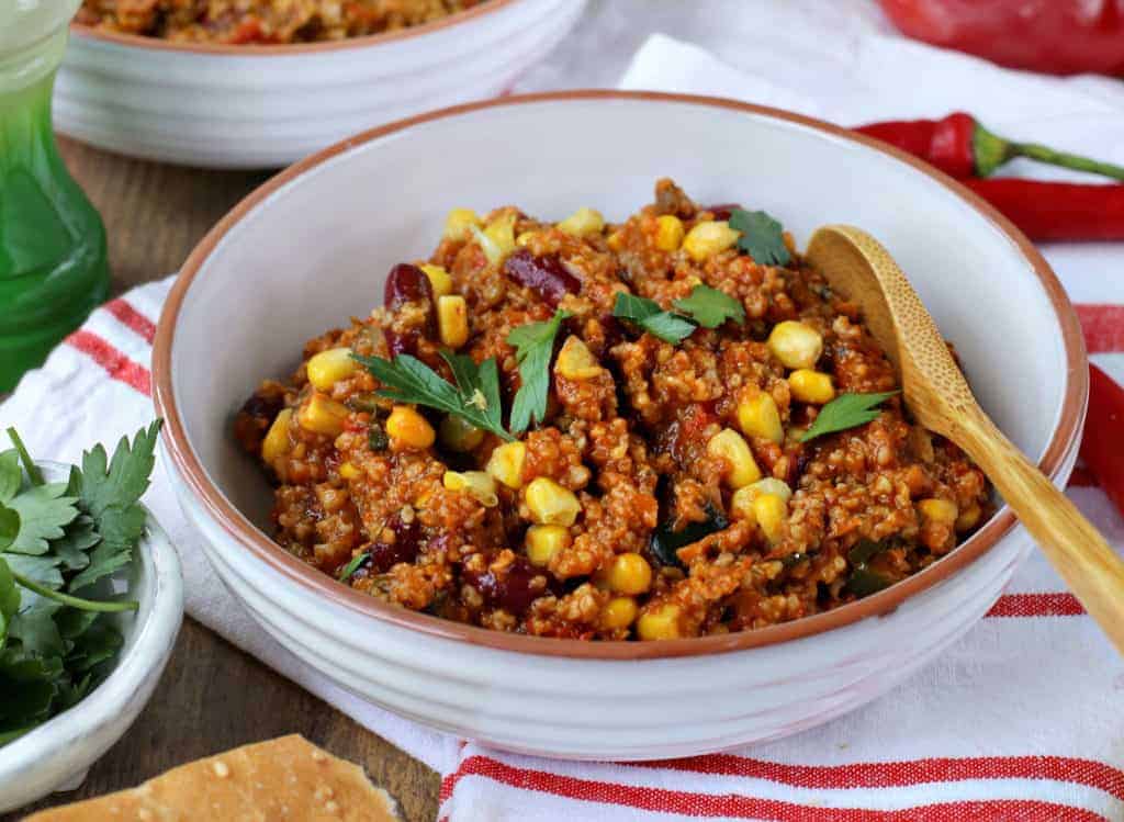 Chili con Grünkern aus dem Thermomix® - Foto: Alexandra Panella