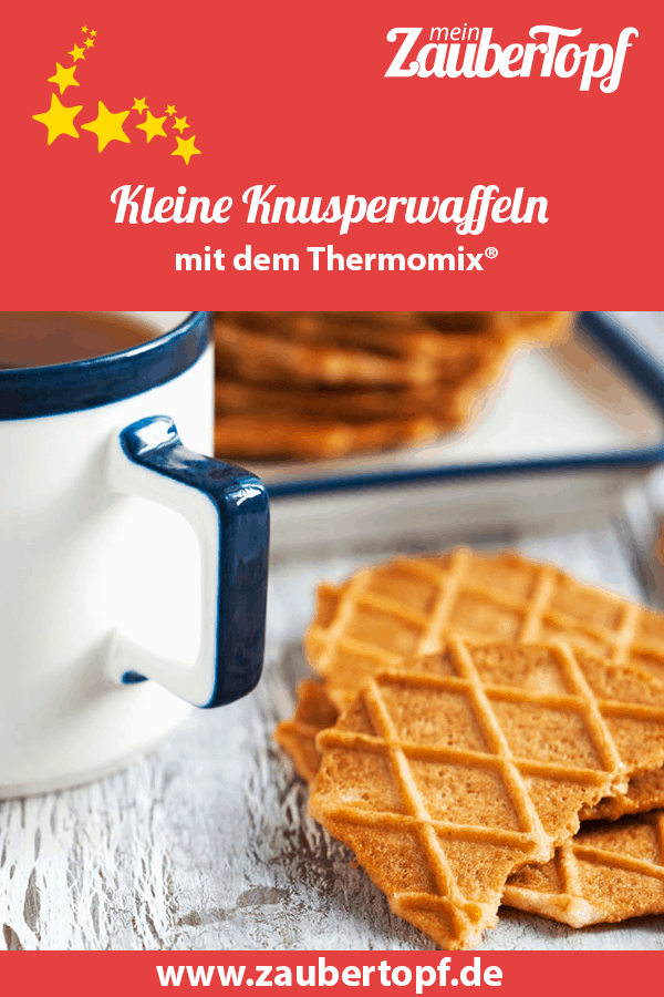 Kleine Knusperwaffeln aus dem Thermomix® – Foto: shutterstock/AnjelikaGr