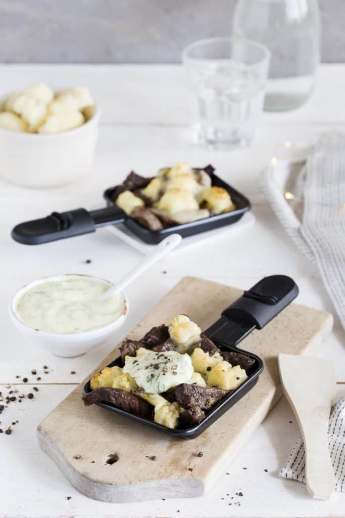 Raclette-Pfännchen mit Rind – Foto: Anna Gieseler