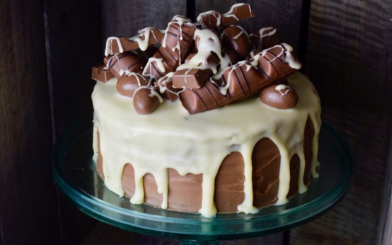 Traum aller Kids: Die Drip-Cake Kinderschokolade-Torte