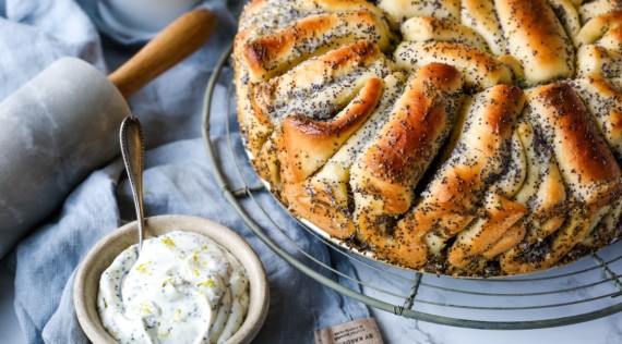 Limonen-Faltenbrot aus dem Thermomix® – Foto: Désirée Peikert