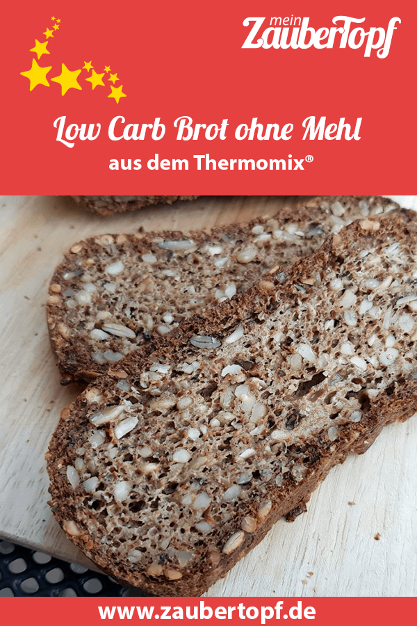 Low Carb Brot ohne Mehl – Rezept für den Thermomix®