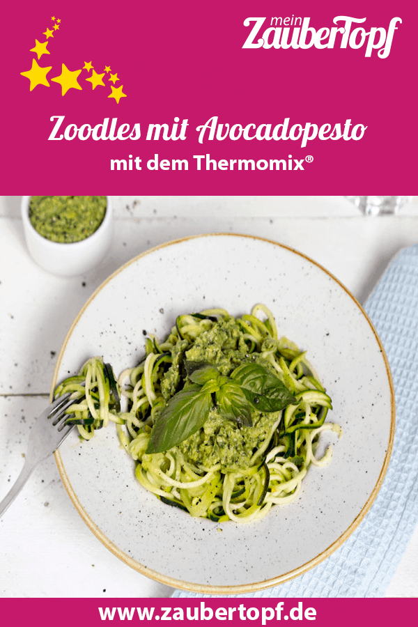 Zoodles mit Avocadopesto aus dem Thermomix® – Foto: Anna Gieseler