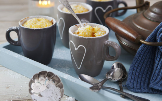 Käsekuchen in der Tasse