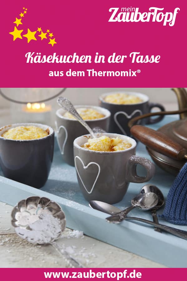 Käsekuchen in der Tasse – Rezept für den Thermomix® – Foto: Frauke Antholz