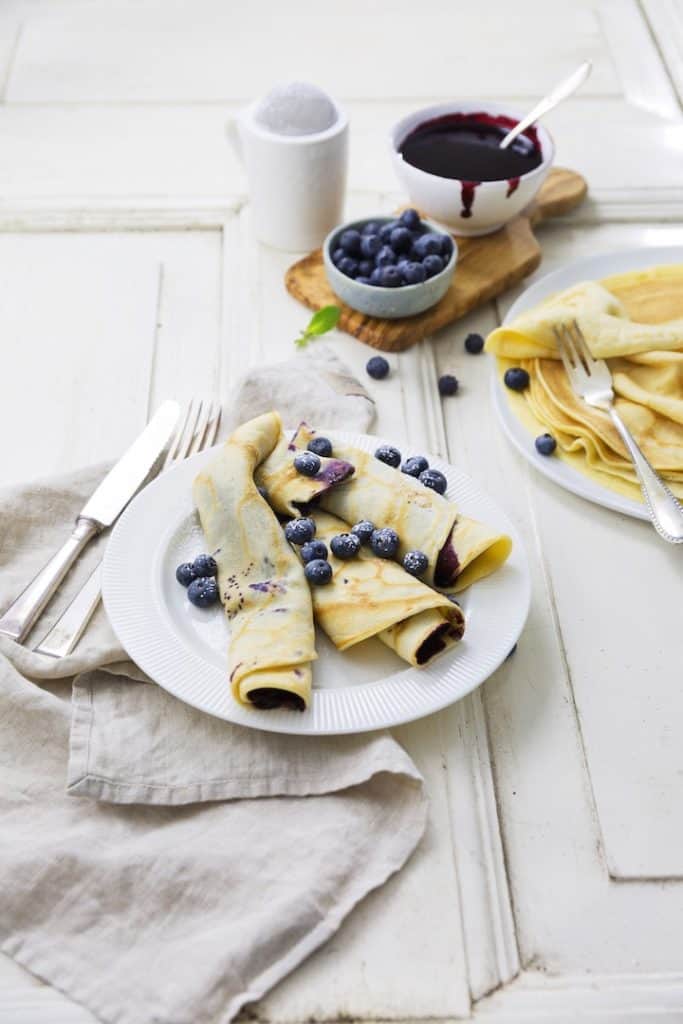 Pfannkuchen mit Blaubeeren aus dem Thermomix® – Foto: Désirée Peikert