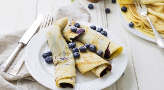 Pfannkuchen mit Blaubeeren aus dem Thermomix® – Foto: Désirée Peikert