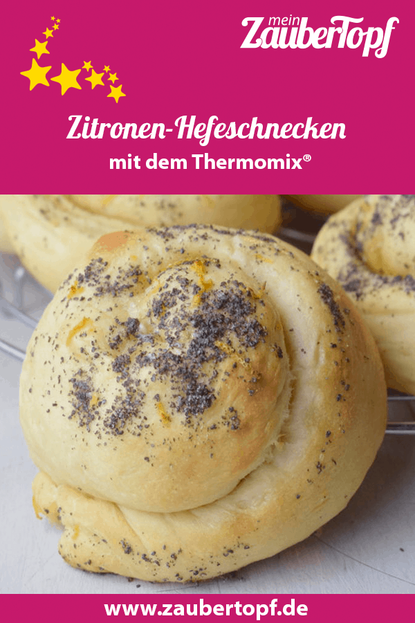 Zitronen-Hefeschnecken aus dem Thermomix® – Foto: Nicole Stroschein