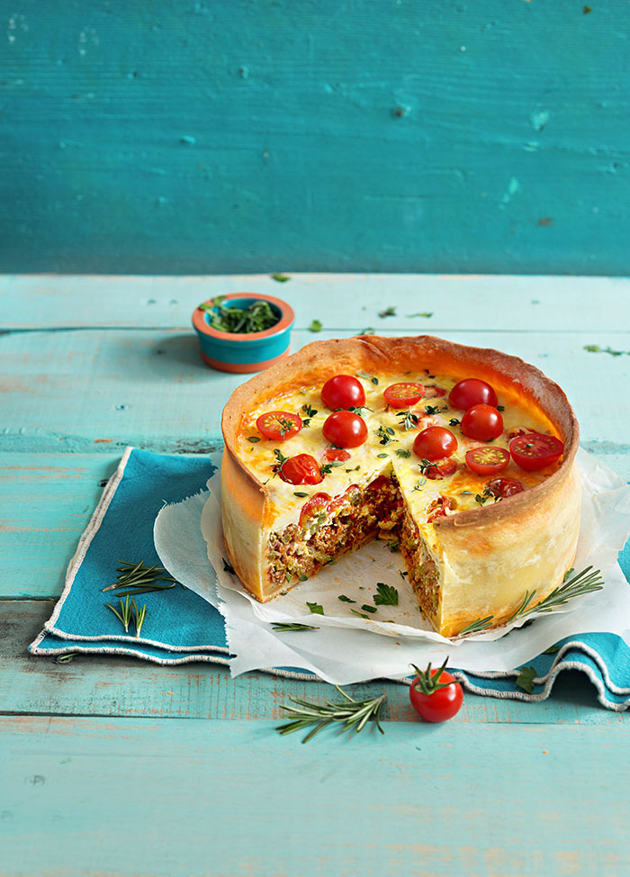 Hackfleischtorte – dieses Rezept für den Thermomix® findest du in mein ZauberTopf 3-2019 oder im mein ZauberTopf-Club – Foto: Ira Leoni