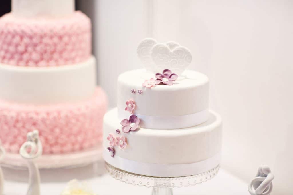 Hochzeitstorte mit Fondant – Foto: Pixabay