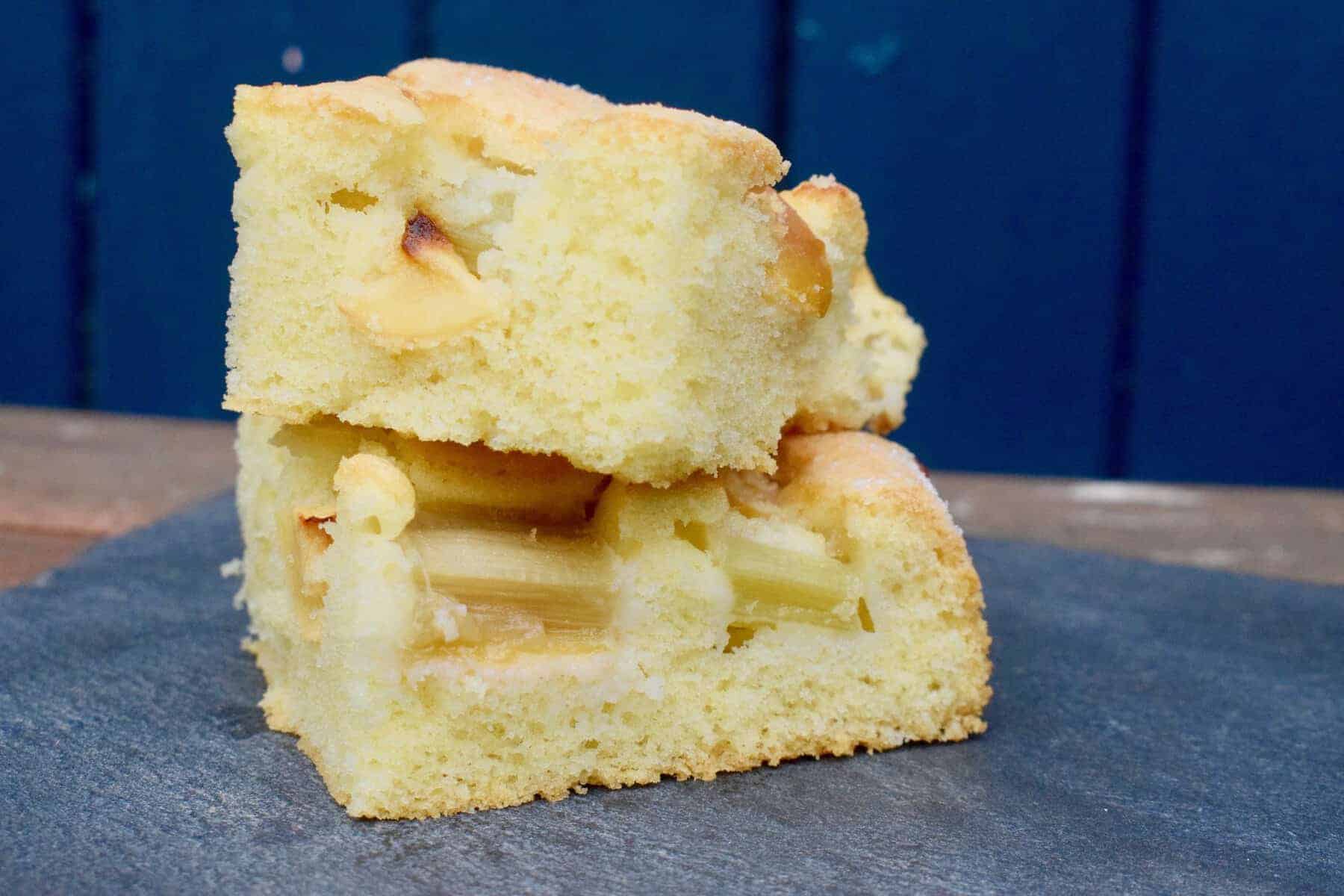 Rhabarberkuchen mit Apfel – Rezept für den Thermomix®
