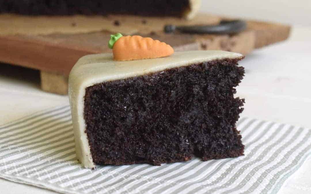 Saftiger Karottenkuchen mit Schokolade
