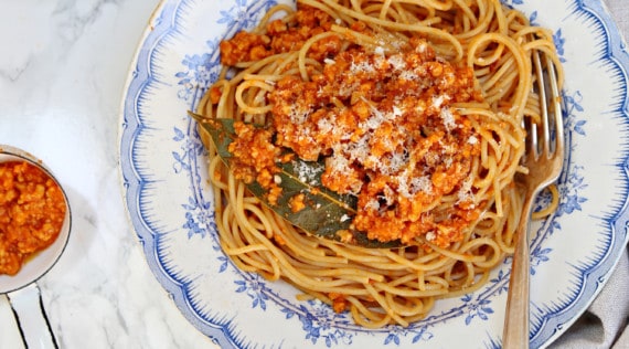 Spaghetti Bolognese mit Soja Hack aus dem Thermomix® - Foto: Alexandra Panella