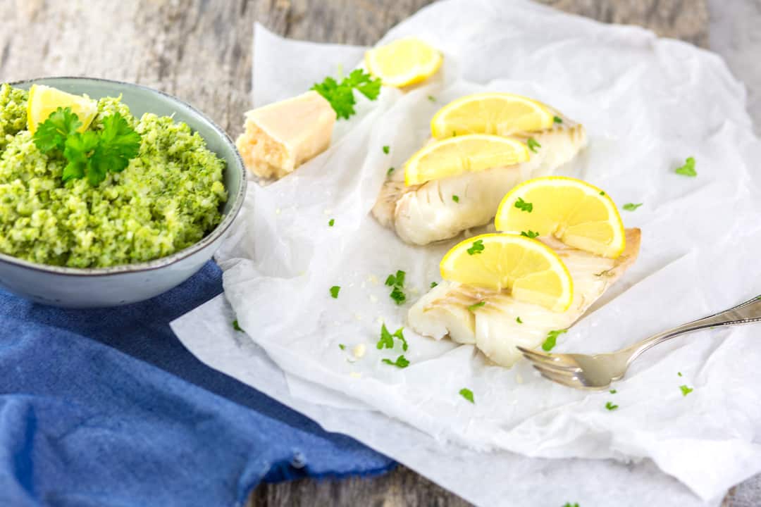 Brokkolipüree mit Kabeljau, Rezept aus dem mein ZauberTopf-Club – Foto: Désirée Peikert