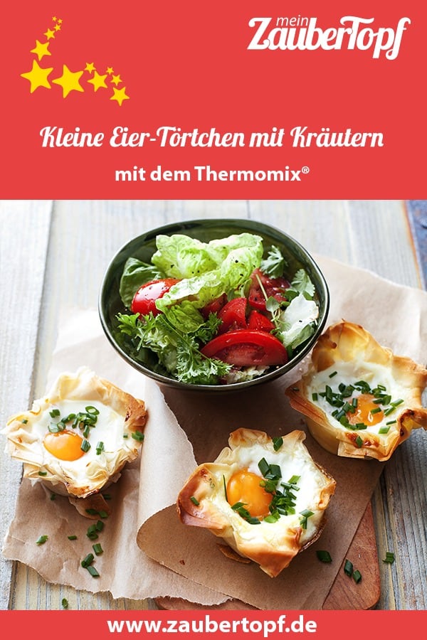 Eier-Törtchen mit Kräutern aus dem Thermomix® – Foto: Ira Leoni