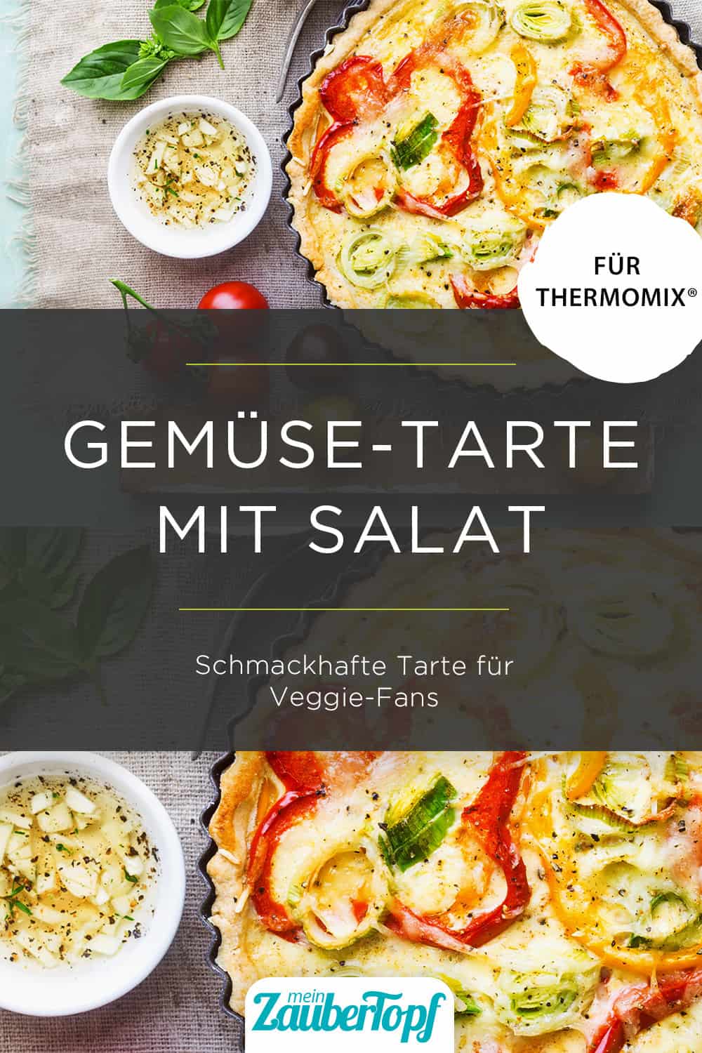 Gemüse-Tarte mit Salat aus dem Thermomix® – Foto: Ira Leoni